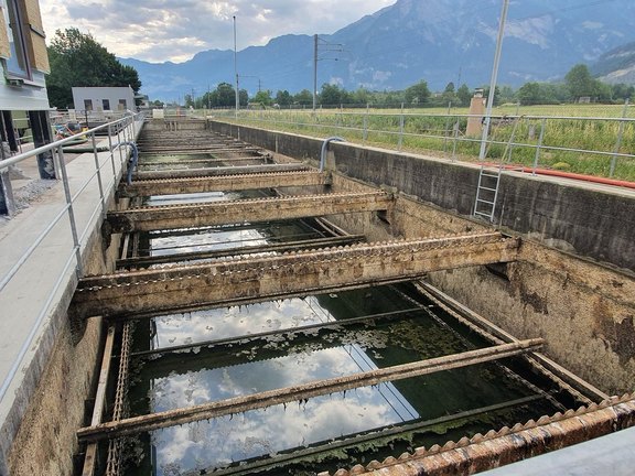 15.06.2022 Ausserbetriebenahme alte Abwasserreinigung