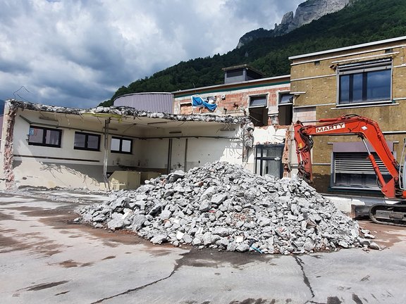 15.06.2022 Abbruch Rechengebäude